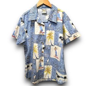 Vintage Maui Trading Co. Hawaiian button up top